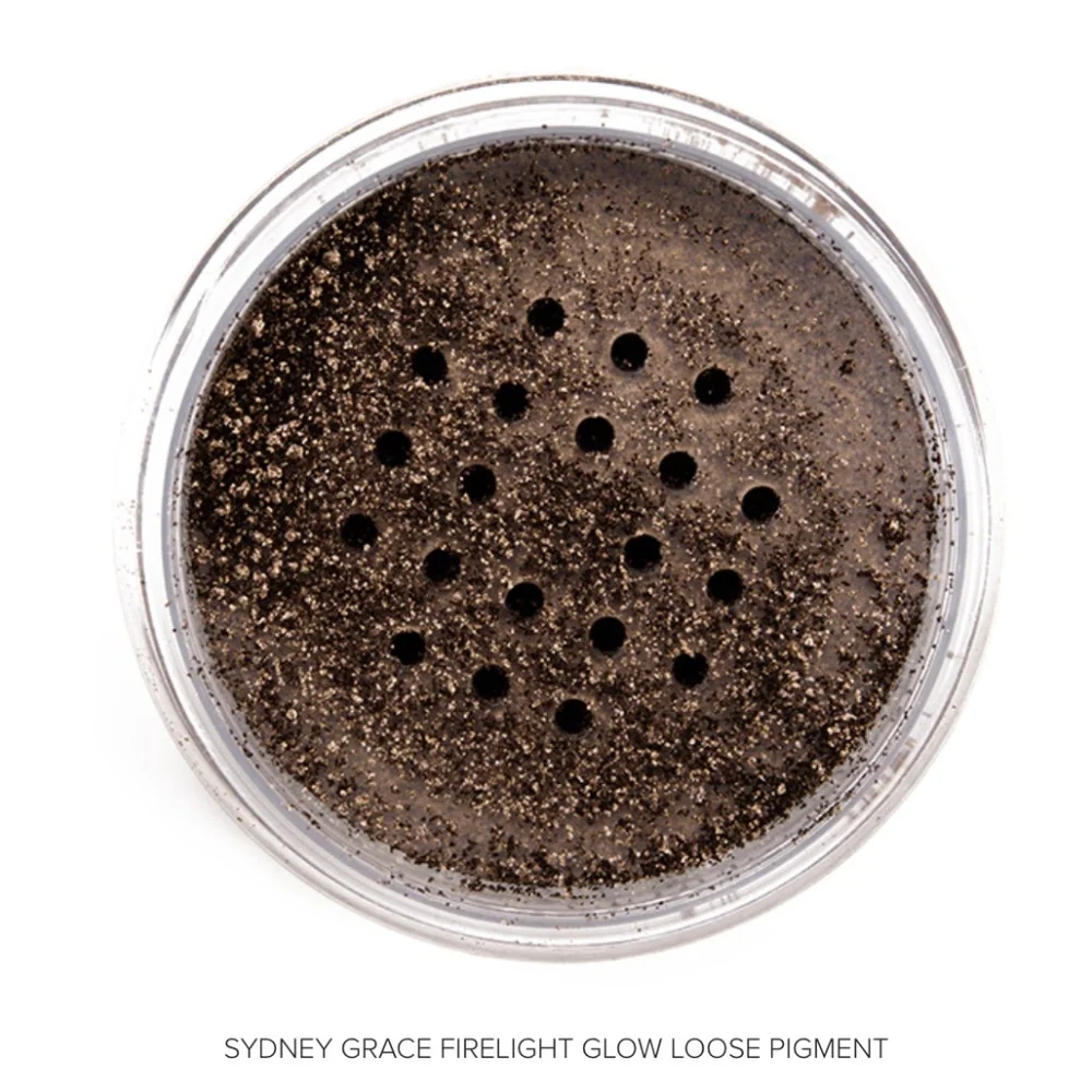 Sydney Grace Firelight Glow Loose Pigment Shimmer Dark Gold, New